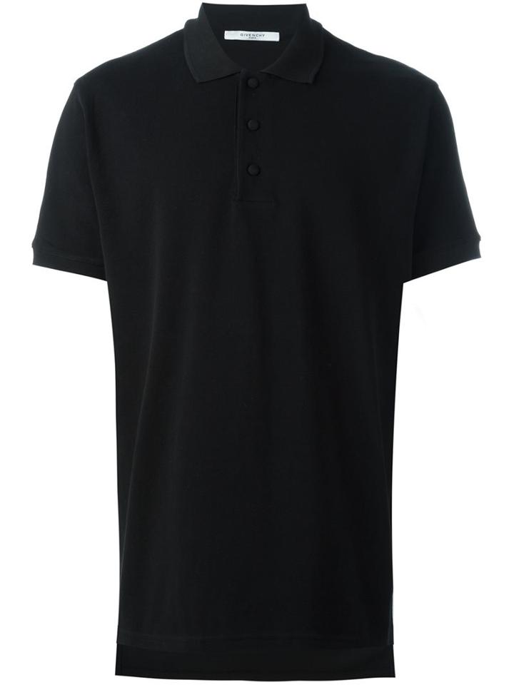 Givenchy Cobra Print Polo Shirt, Men's, Size: Medium, Black, Cotton/polyester