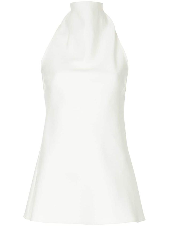 Ellery Limoges Halter Neck Top - White