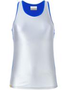 Monreal London Racerback Sports Tank Top, Women's, Size: S, Grey, Polyamide/spandex/elastane