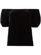 G.v.g.v. Velour Puffy Sleeve T-shirt - Black