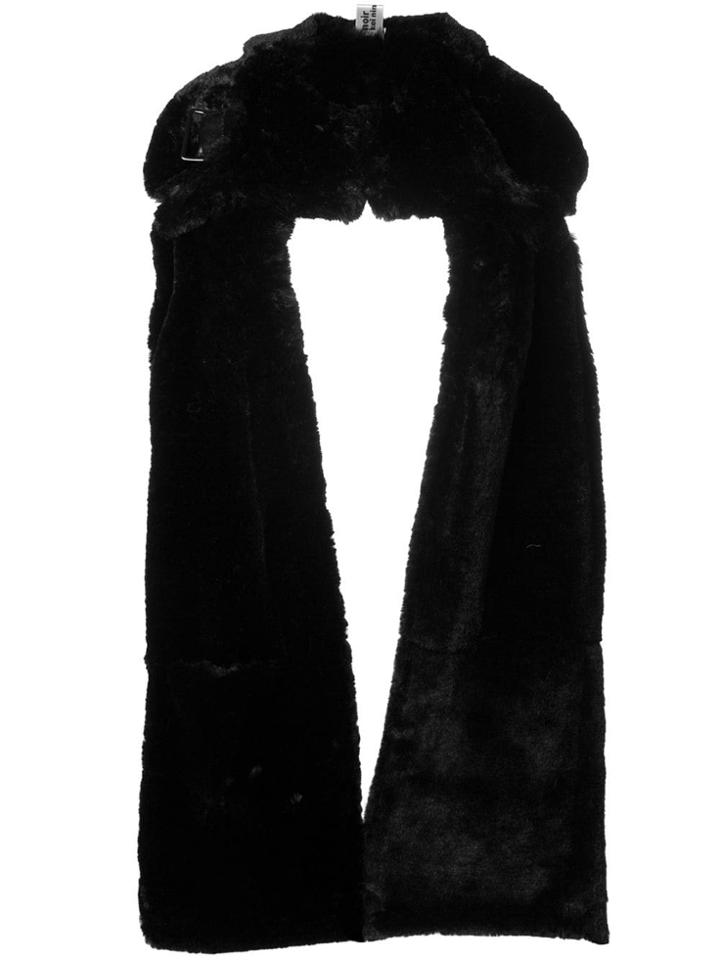 Comme Des Garçons Noir Kei Ninomiya Oversized Draped Scarf - Black