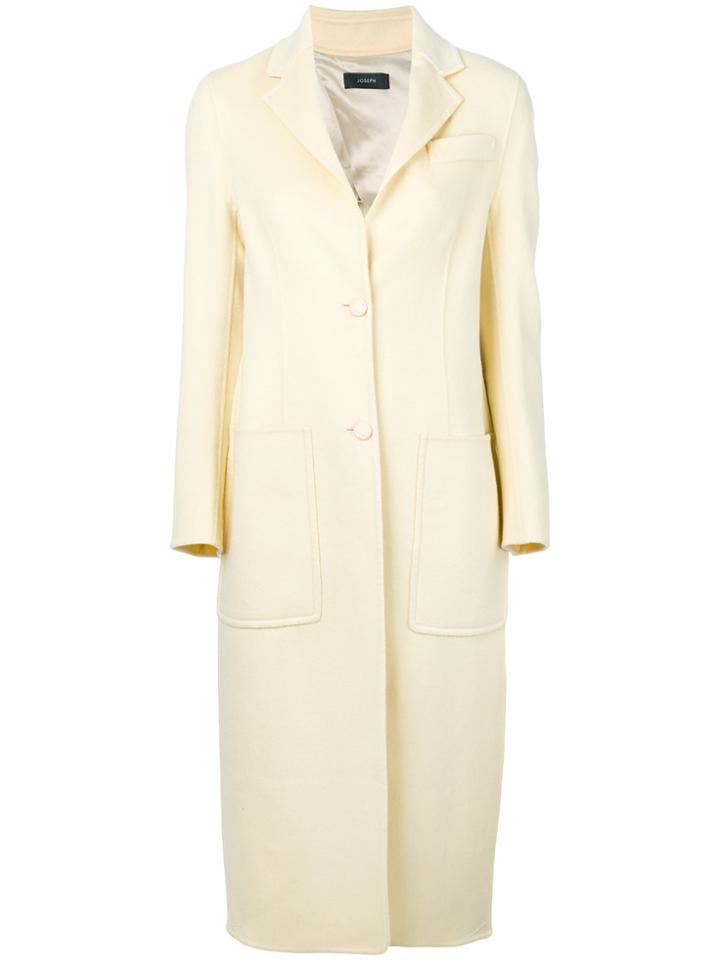 Joseph Flat Pocket Fitted Coat - Yellow & Orange