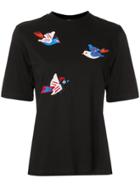 Markus Lupfer Sequinned Birds T-shirt - Black