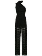 Tufi Duek Metallic Jumpsuit - Black