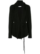 Majestic Filatures Tie-waist Cardigan - Grey