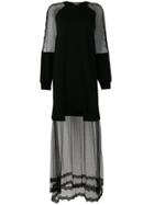 Mcq Alexander Mcqueen Transparent Style Dress - Black