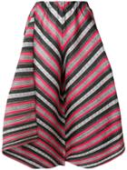Pleats Please By Issey Miyake Wide-leg Striped Trousers - Multicolour
