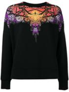 Marcelo Burlon County Of Milan - Printed Sweatshirt - Women - Cotton - S, Black, Cotton