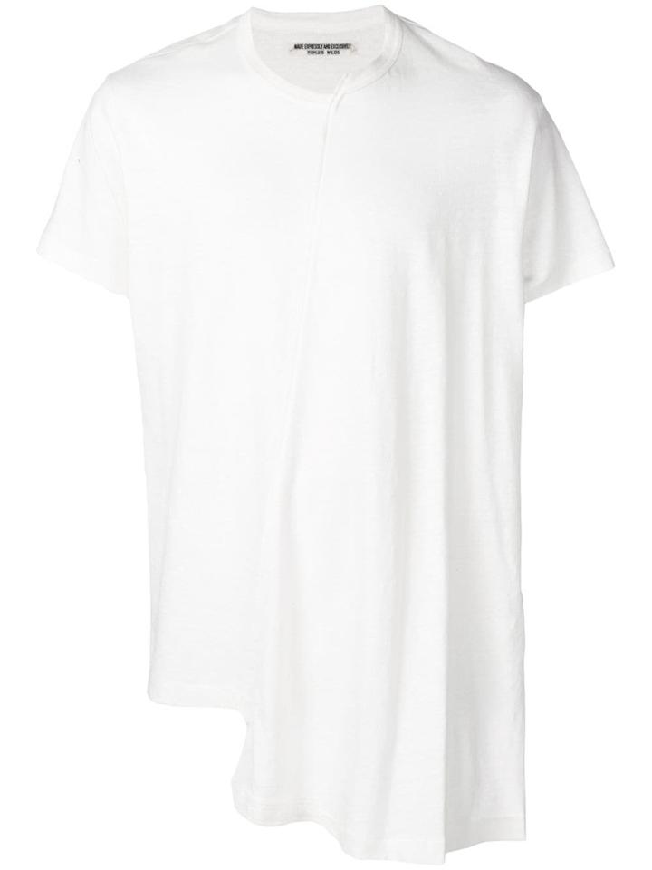 Yohji Yamamoto Asymmetric T-shirt - White