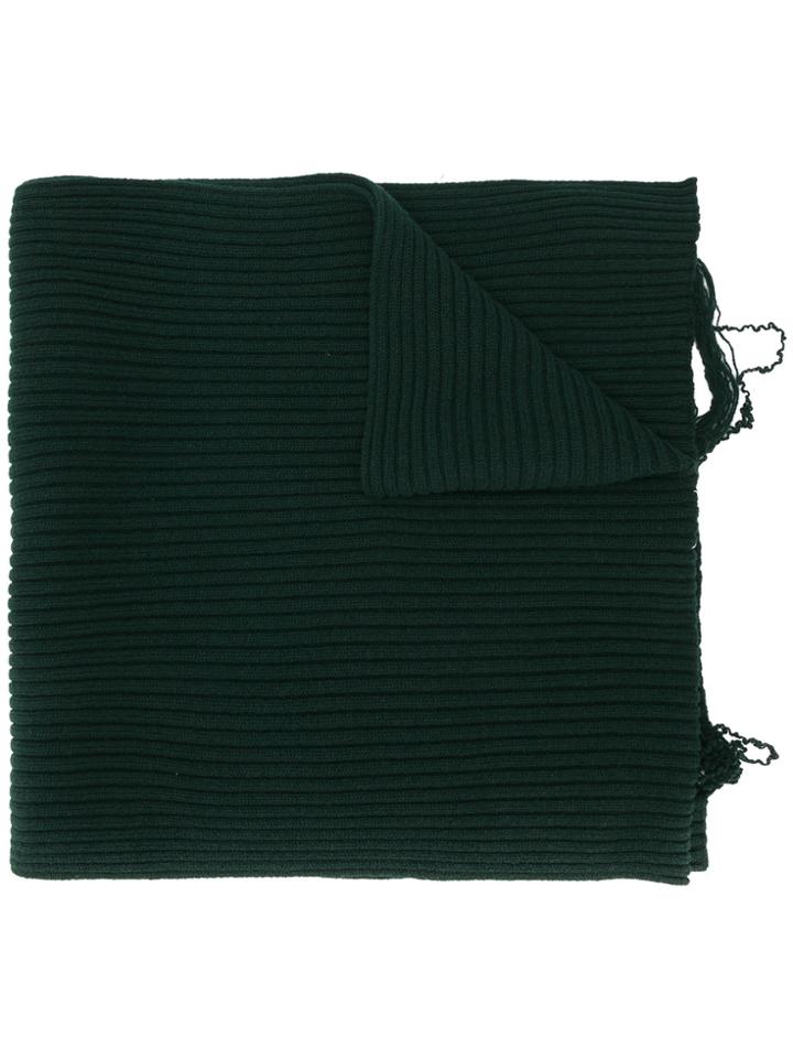 Maison Margiela Knitted Scarf - Green