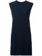 Adam Lippes Sleeveless Crew Neck Tunic, Women's, Size: Xs, Blue, Cashmere