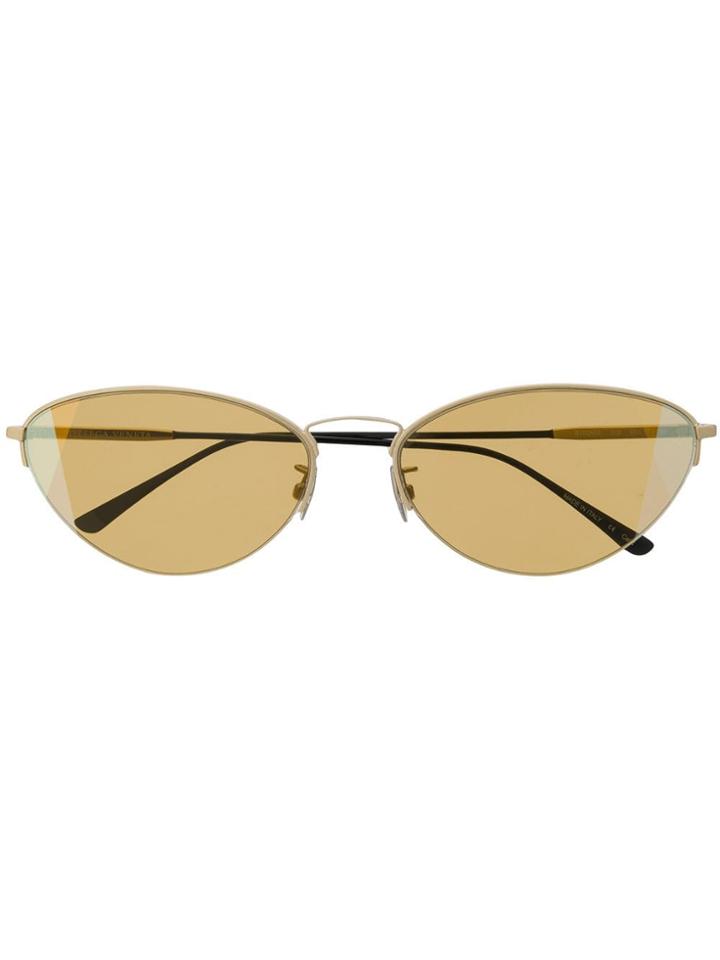 Bottega Veneta Eyewear Cat-eye Sunglasses - Gold