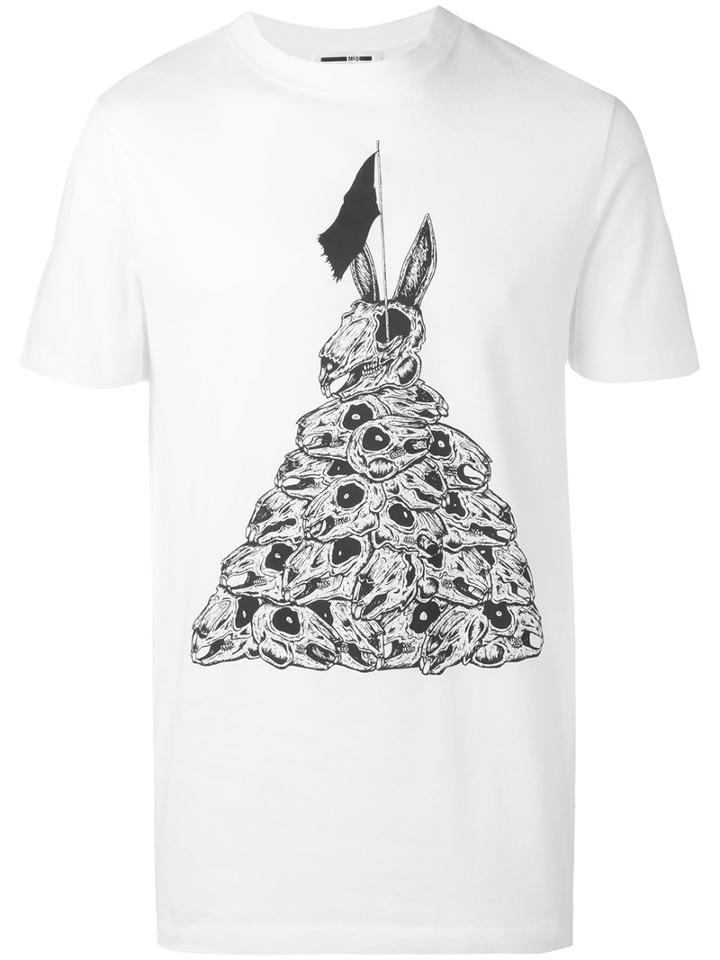 Mcq Alexander Mcqueen - Rabbit Print T-shirt - Men - Cotton - M, Black, Cotton