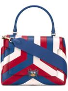Anya Hindmarch Striped Tote Bag, Women's, Red