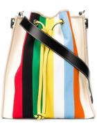 Jw Anderson Rainbow Stripe Tote - Neutrals