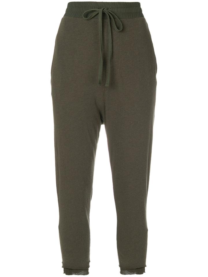 Thom Krom Drop-crotch Track Pants - Green