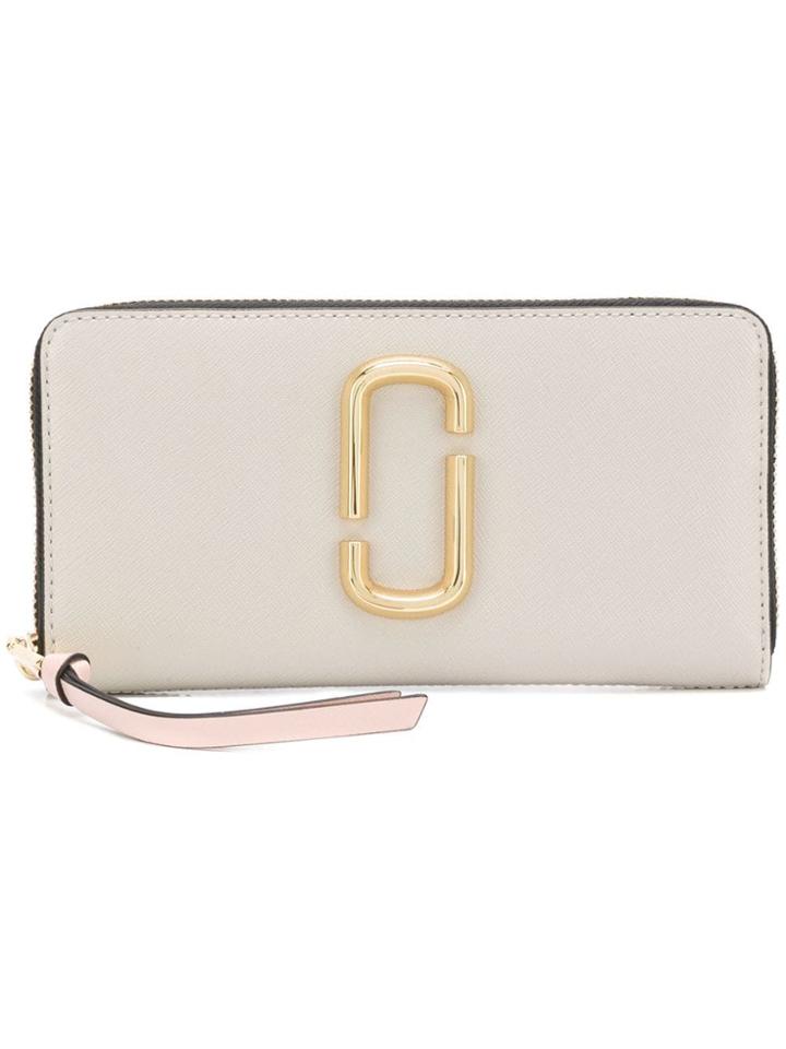 Marc Jacobs Double J Wallet - Neutrals