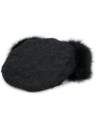 Borsalino Flat Trim Hat - Black