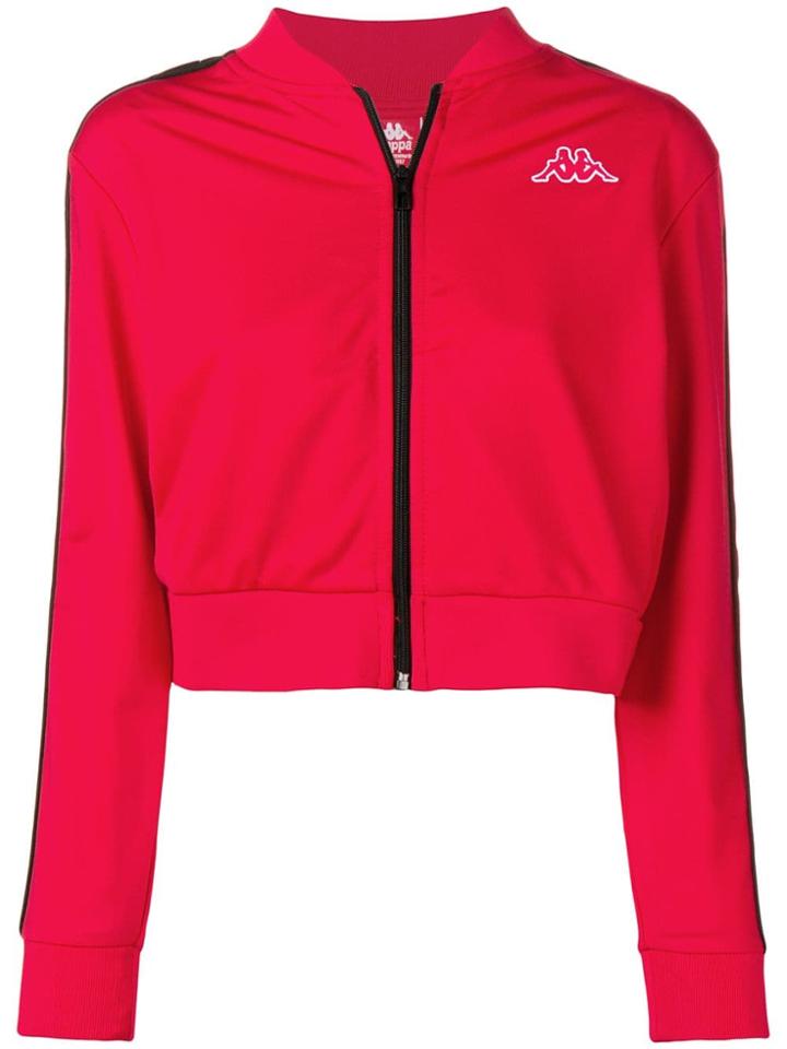 Kappa Logo Bomber Jacket - Red