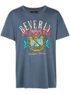 Amiri Beverly Hills Logo Print T-shirt - Grey