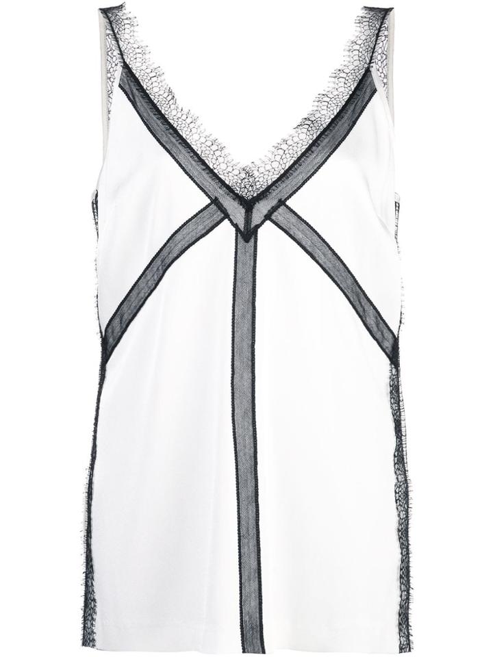 Jason Wu Lace-detail Vest Top - White