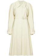 Lemaire Belted Trench Coat - Neutrals