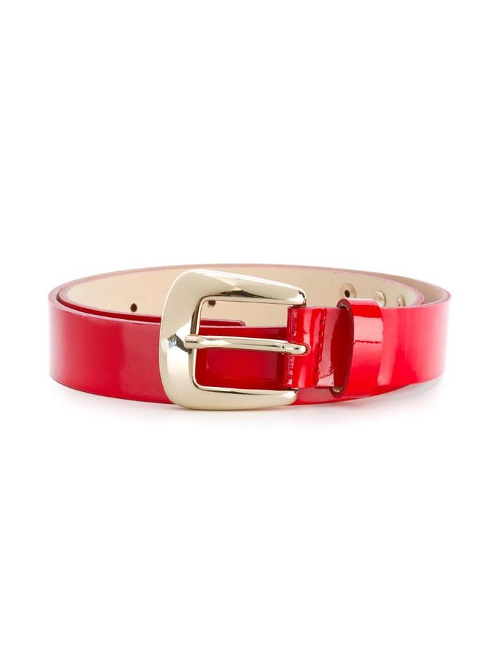 Simonetta Classic Belt, Girl's, Size: 70 Cm, Red