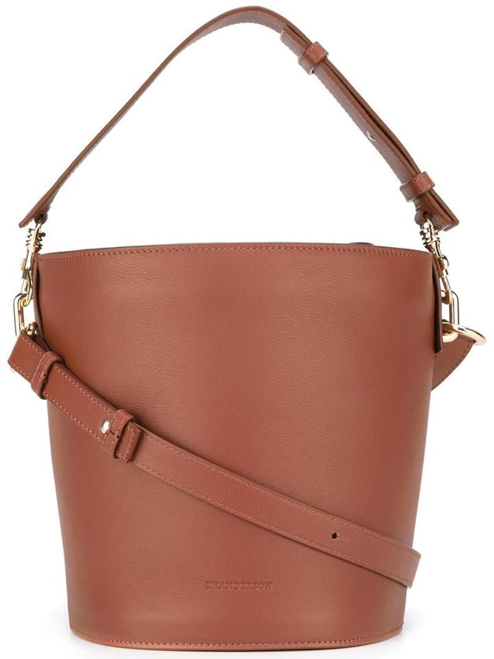 J.w.anderson Bucket Bag, Brown, Leather