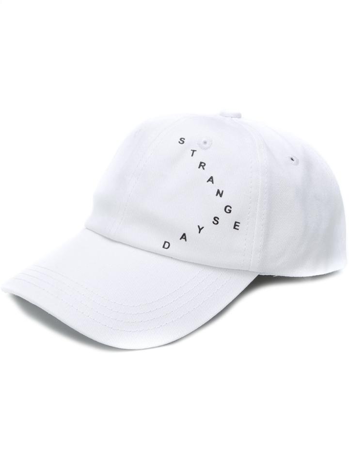 Raf Simons Slogan Front Cap - White