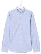 Dondup Kids Crustacean Embroidered Shirt - Blue