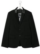 Givenchy Kids Teen Classic Slim-fit Blazer - Black