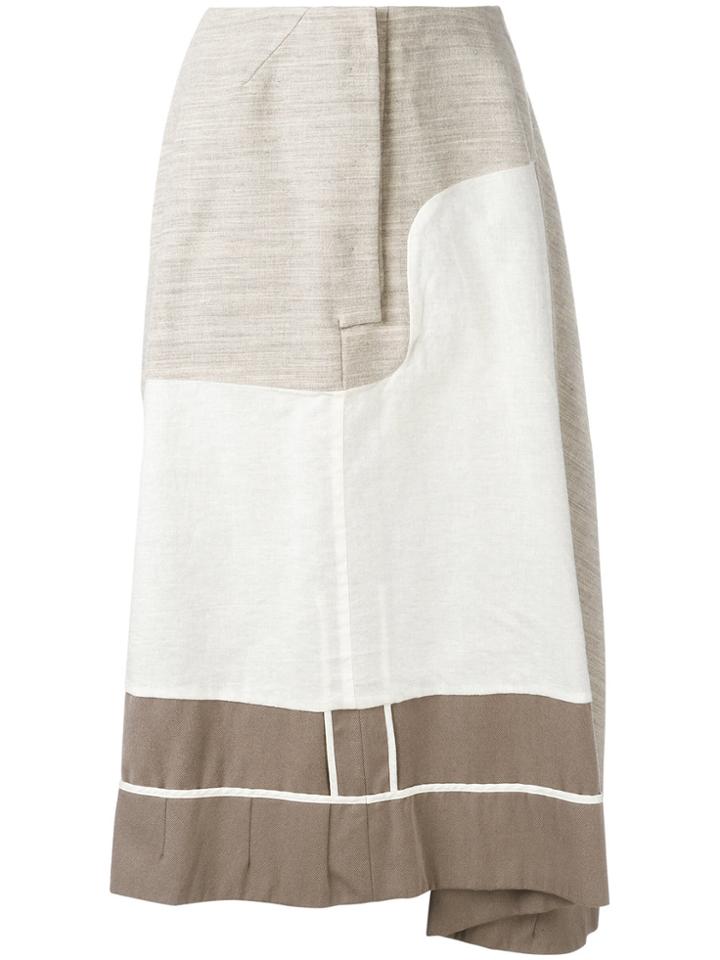 Comme Des Garçons Vintage Reversible Skirt - Nude & Neutrals
