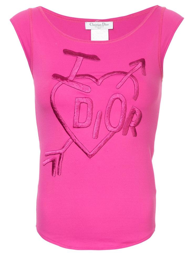 Christian Dior Vintage Logo Top - Pink