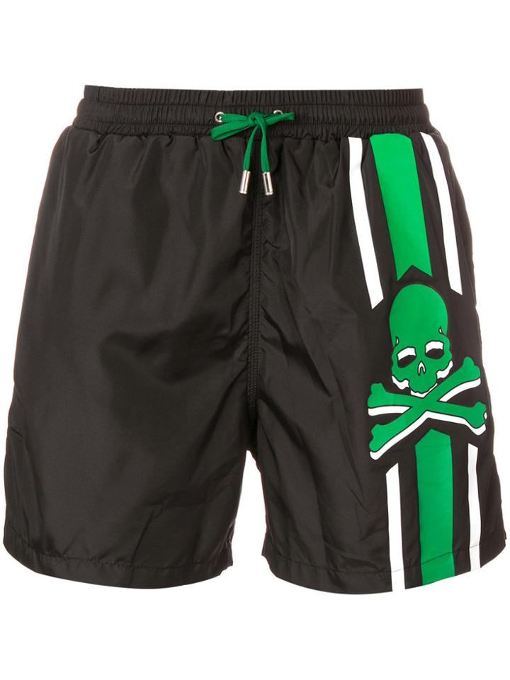 Philipp Plein Unsteady Swim Shorts - Black