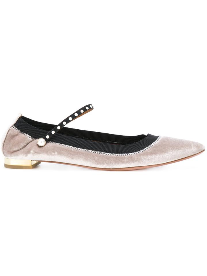 Aquazzura 'nolita' Ballerinas - Grey