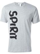 Comme Des Garçons Shirt Spirit Print T-shirt