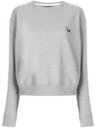 Calvin Klein 205w39nyc Embroidered Logo Sweatshirt - Grey
