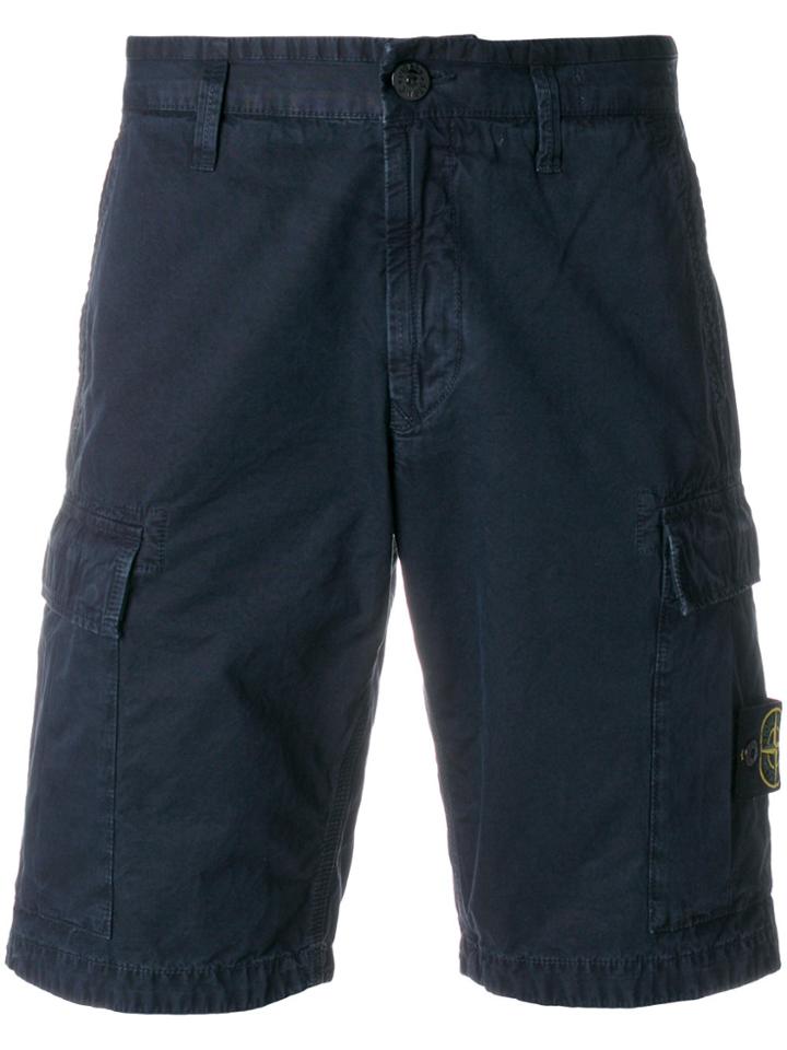 Stone Island Tc Old Bermuda Shorts - Blue
