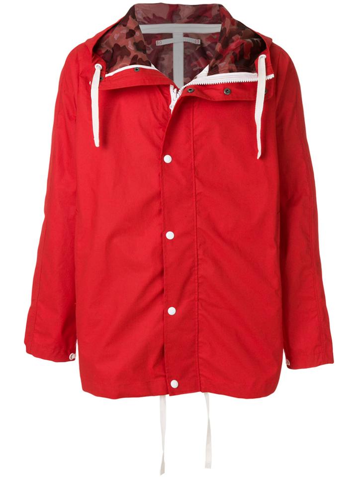Sempach Snap Button Parker - Red