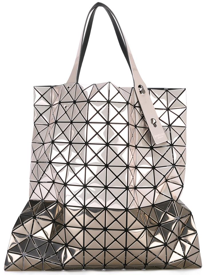 Bao Bao Issey Miyake Graphic-print Tote Bag - Metallic