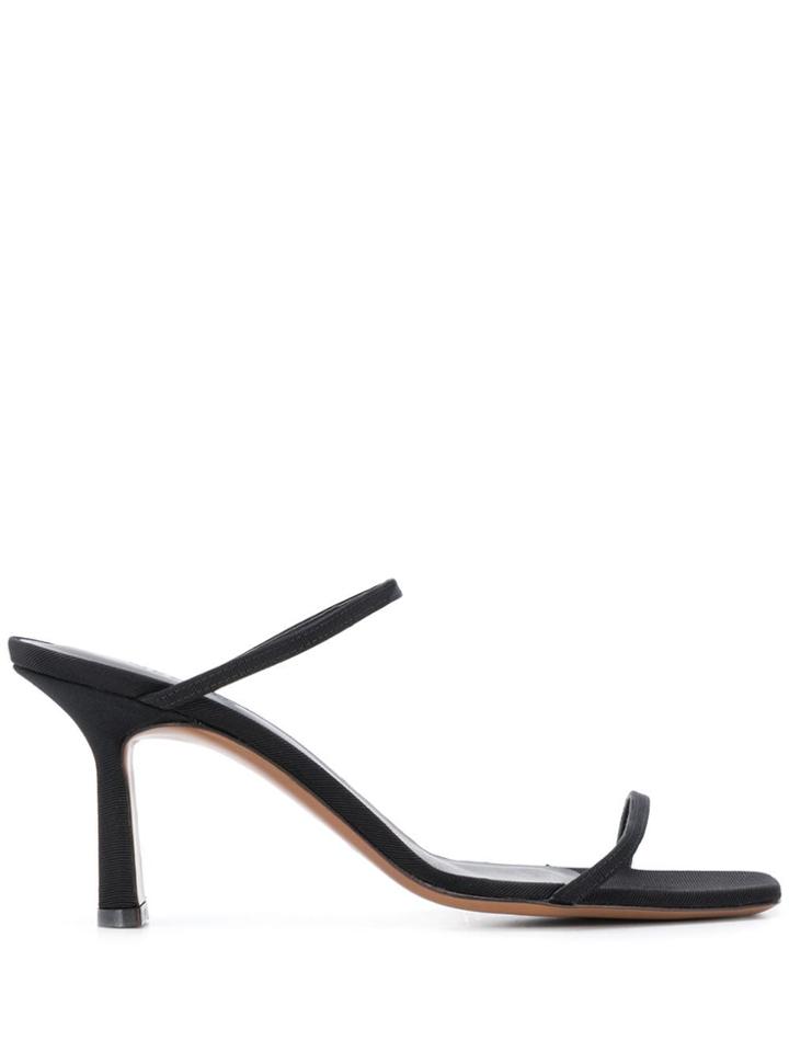 Neous Neous 00101g01 Black Leather/fur/exotic Skins->leather