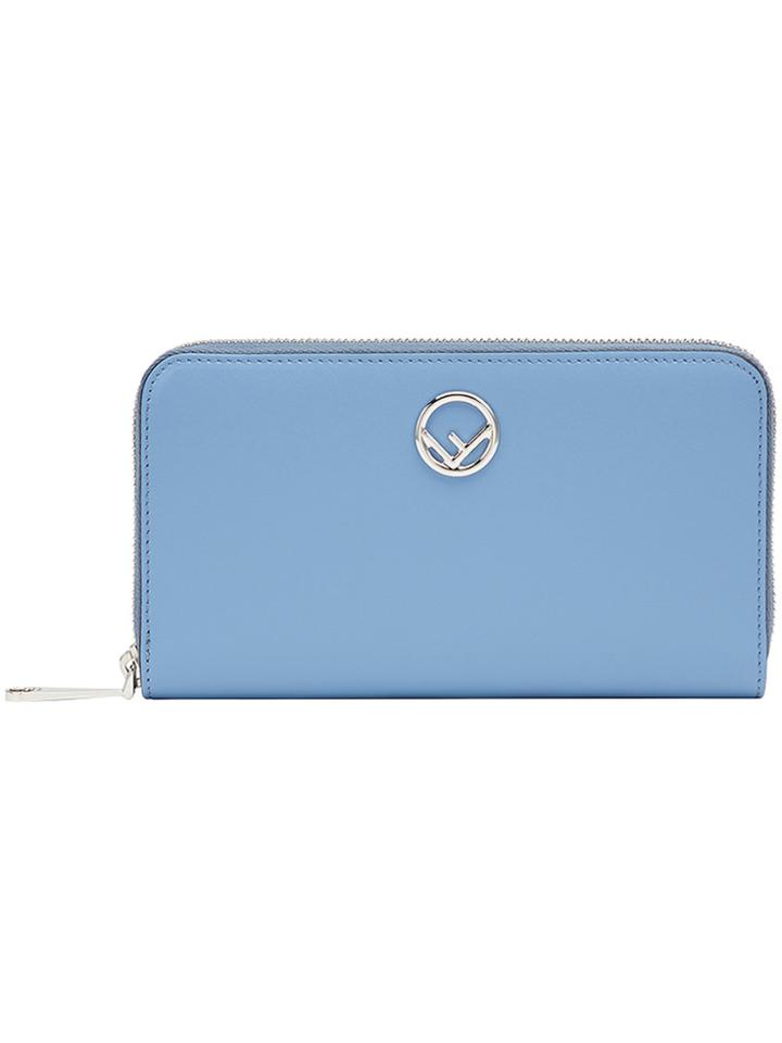 Fendi Zip Around Wallet - Blue