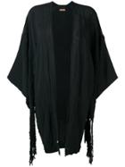 Caravana Freyed Sleeve Jacket - Black
