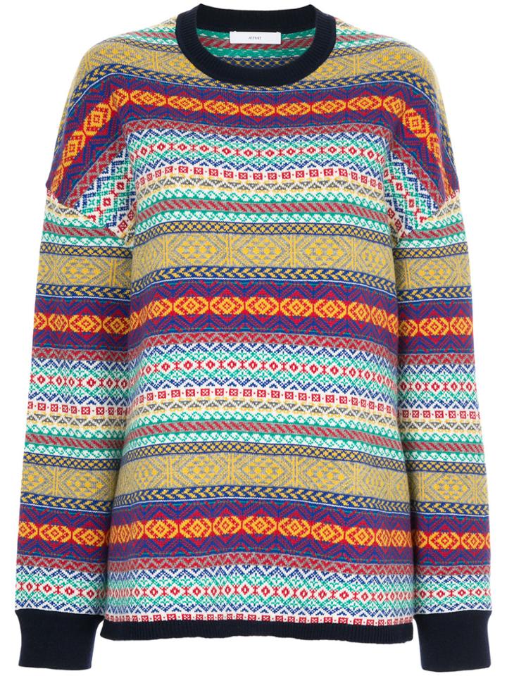 Astraet Intarsia Knit Jumper - Multicolour