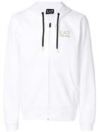 Ea7 Emporio Armani Zipped Hoodie - White