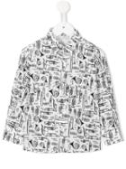 Dolce & Gabbana Kids - Musical Instrument Print Shirt - Kids - Cotton/spandex/elastane - 24 Mth, Toddler Boy's, White