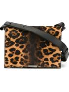 Victoria Beckham Leopard Shoulder Bag, Women's, Nude/neutrals