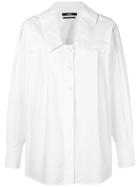 Karl Lagerfeld A-line Fitted Shirt - White