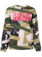 Kenzo Broken Camo (green) Sweatshirt, Women's, Size: Medium, Cotton