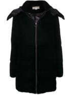 Michael Michael Kors Padded Midi Coat - Black